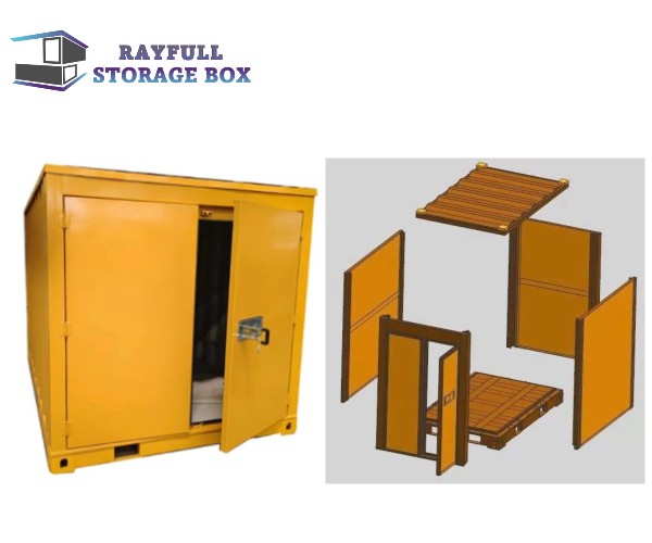 Customized Size Detachable Flat Pack Storage Container